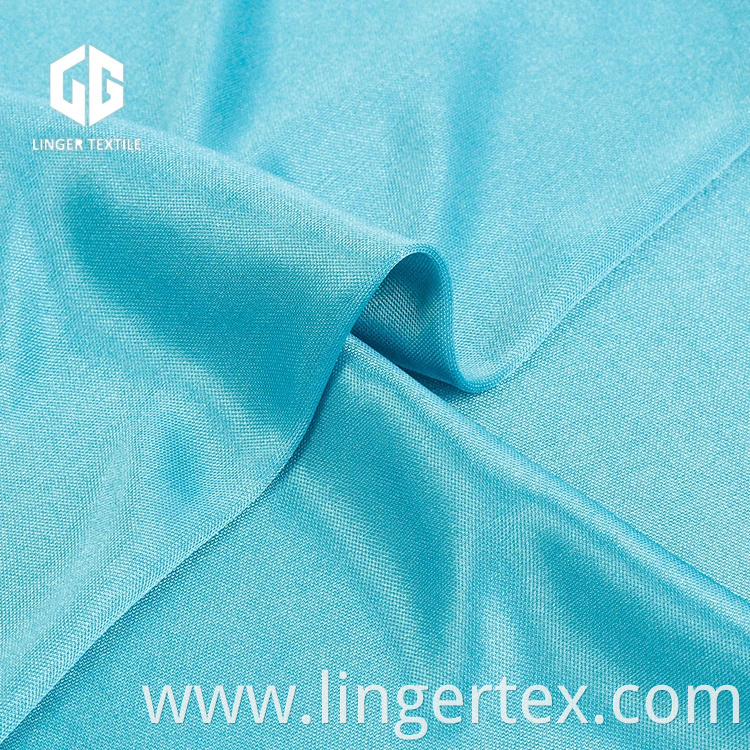 100% Polyester 75D FDY Interlock Fabric with Luster for Dress